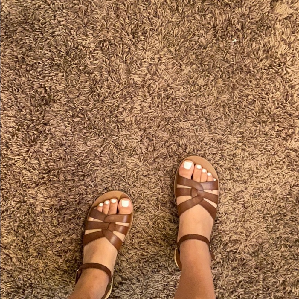 Brown sandals